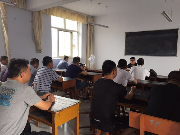 2017年8月份高技工、中技工的考試現(xiàn)場