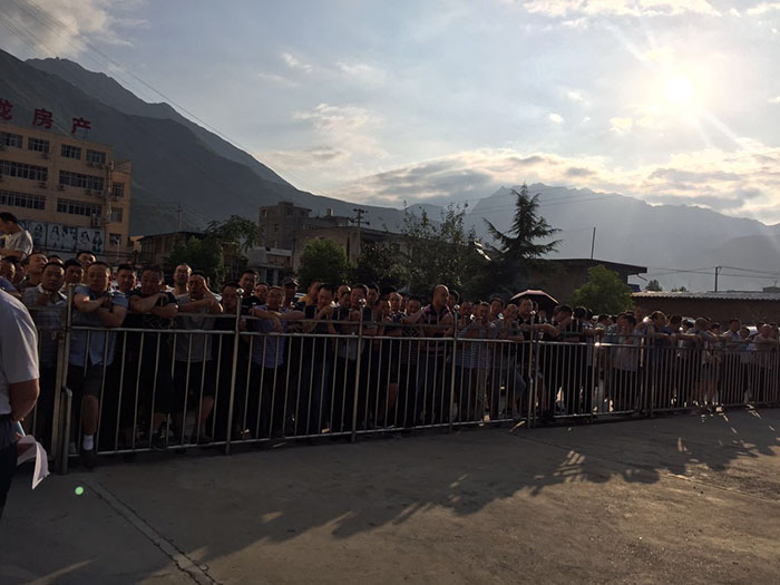 2017年8月份高技工、中技工的考試現(xiàn)場