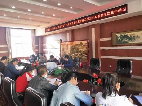 隴運(yùn)集團(tuán)公司召開“不忘初心、牢記使命”主題教育讀書班暨理論學(xué)習(xí)中心組第三次、第四次集中學(xué)習(xí)會(huì)議