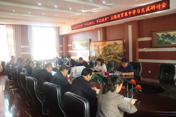 隴運(yùn)集團(tuán)公司召開(kāi)“不忘初心、牢記使命”主題教育集中學(xué)習(xí)交流研討會(huì)