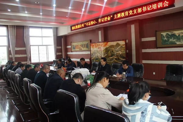 隴運(yùn)集團(tuán)公司召開“不忘初心、牢記使命”主題教育黨支部書記培訓(xùn)會