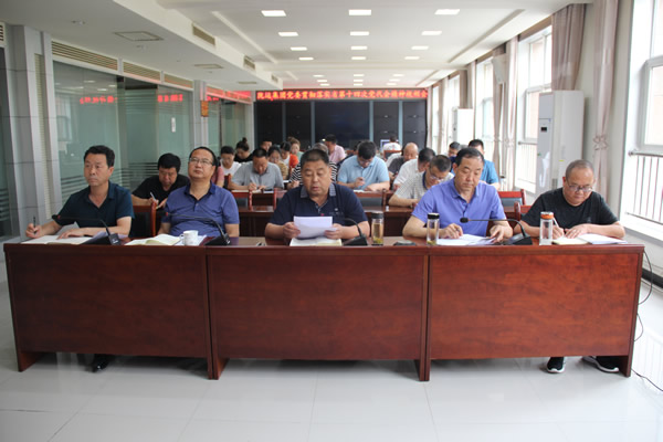 隴運(yùn)集團(tuán)公司傳達(dá)學(xué)習(xí)省第十四次黨代會精神