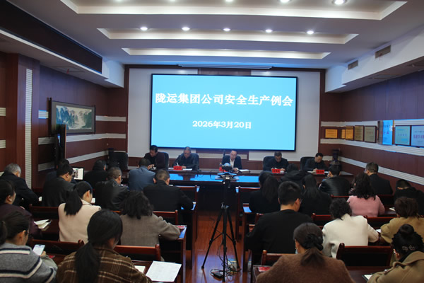 隴南市隴運(yùn)集團(tuán)公司召開2026年3月份安全生產(chǎn)例會