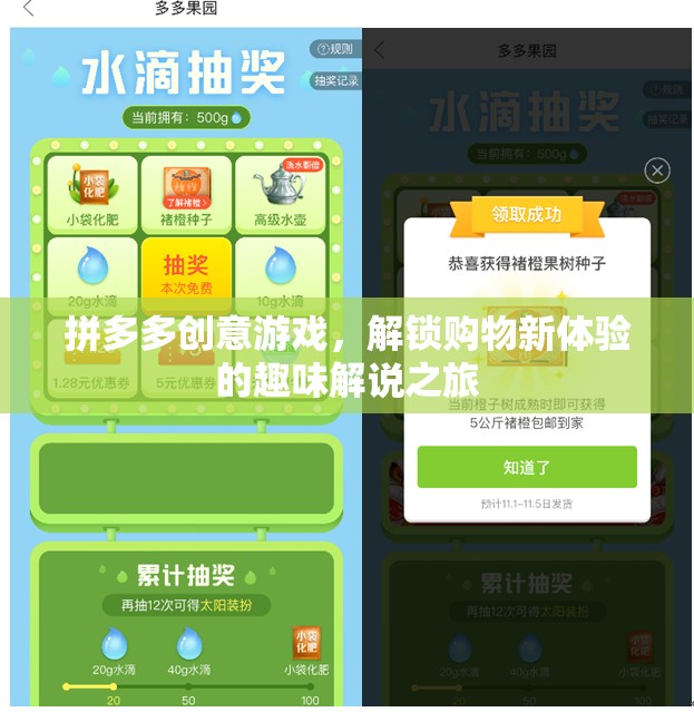拼多多創(chuàng)意游戲，解鎖購(gòu)物新體驗(yàn)的趣味解說(shuō)之旅