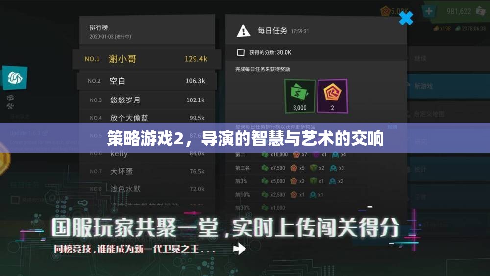 策略游戲2，導演的智慧與藝術的交響