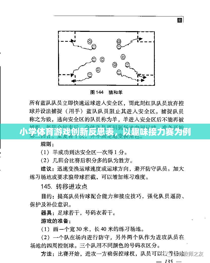 小學(xué)體育游戲創(chuàng)新反思表，以趣味接力賽為例