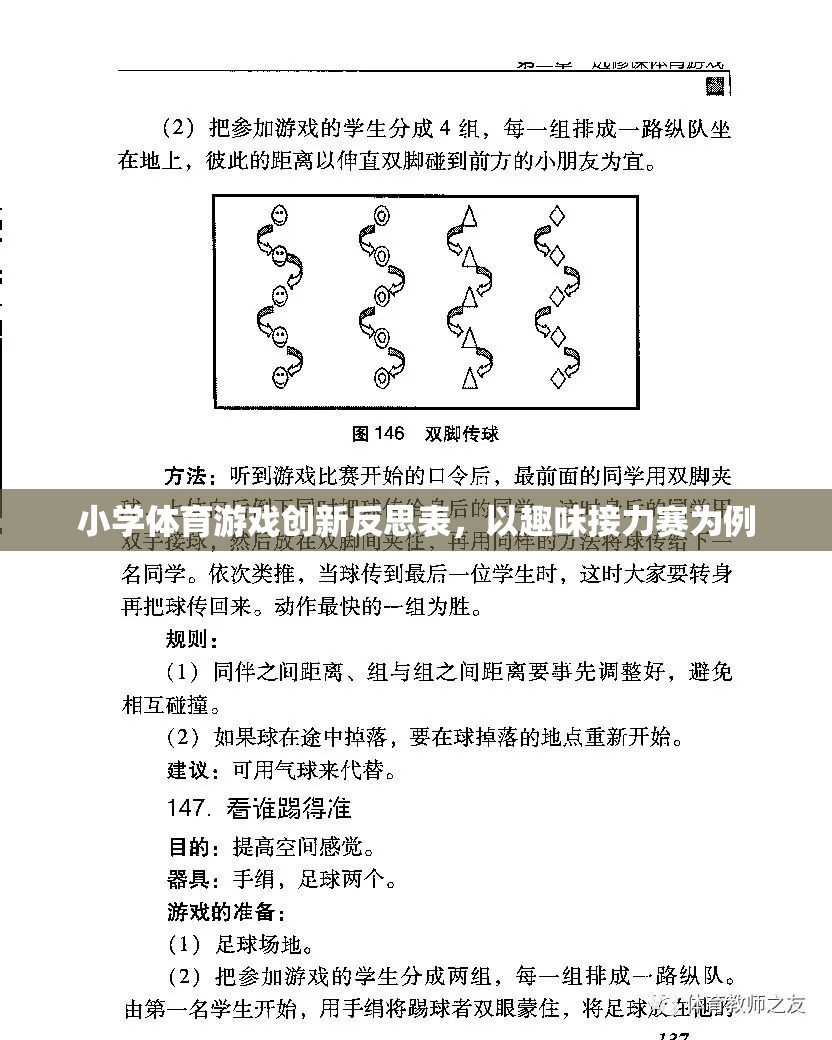 小學體育游戲創(chuàng)新反思，以趣味接力賽為案例的實踐與思考