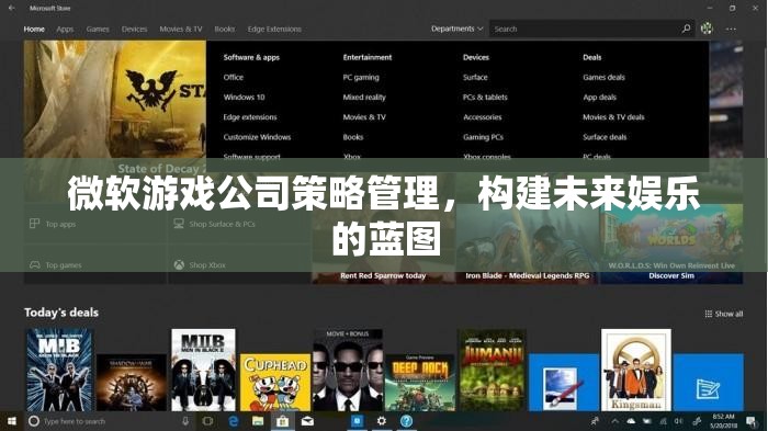 微軟游戲公司，策略管理引領未來娛樂的藍圖