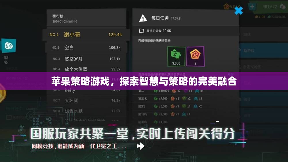 蘋果策略游戲，探索智慧與策略的完美融合