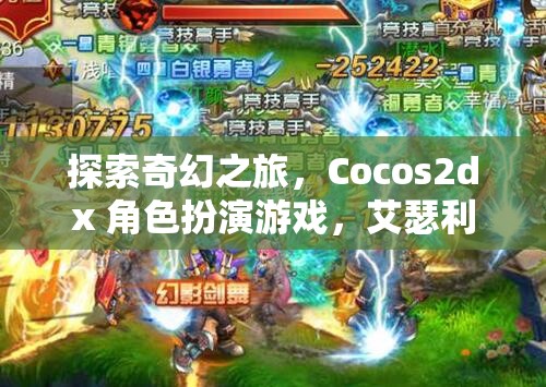 艾瑟利亞傳奇，Cocos2dx 打造的奇幻角色扮演游戲之旅