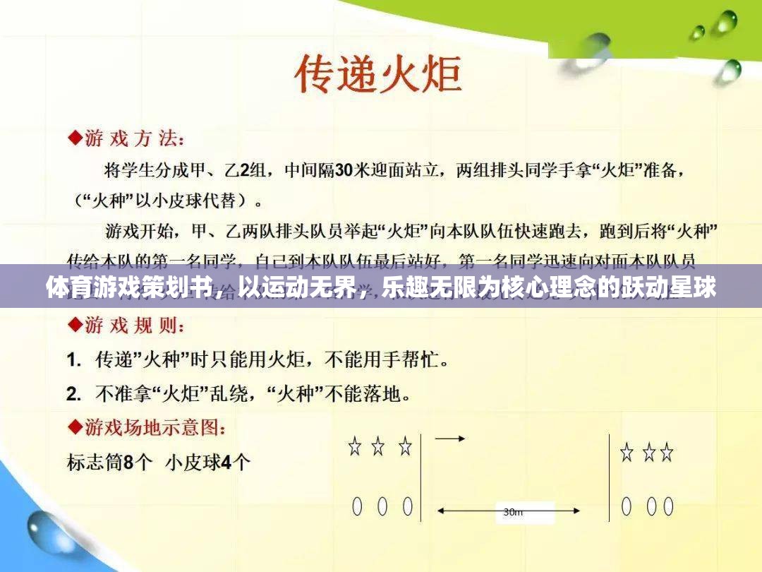 躍動星球，運動無界，樂趣無限的體育游戲策劃書  第1張