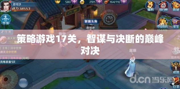 智謀與決斷的巔峰對決，策略游戲第17關挑戰(zhàn)