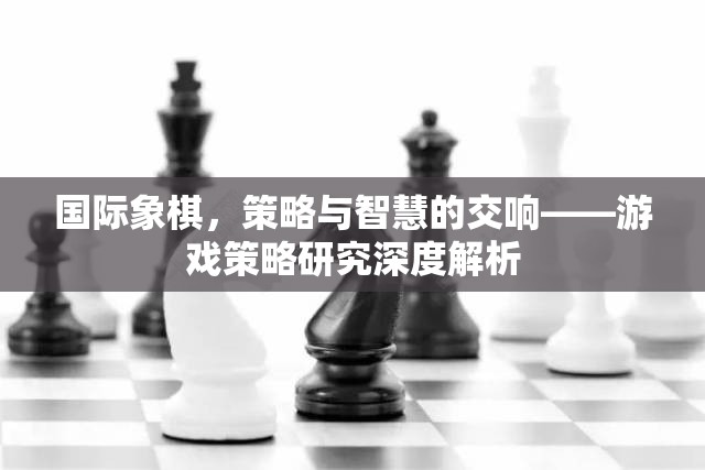 國際象棋，策略與智慧的交響樂——深度解析游戲策略