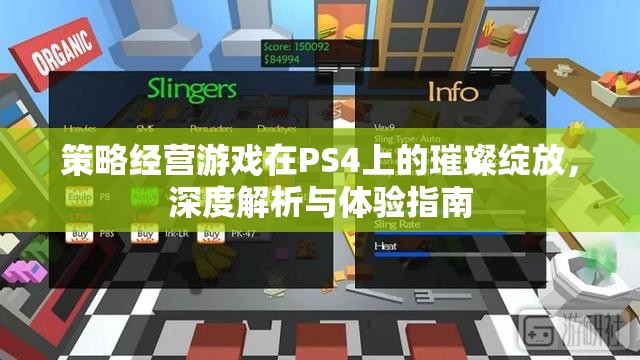 策略經(jīng)營游戲在PS4上的璀璨綻放，深度解析與體驗指南