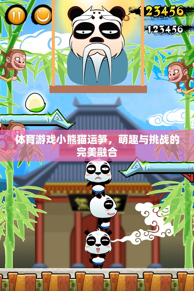 小熊貓運(yùn)筍，萌趣與挑戰(zhàn)的體育游戲新體驗(yàn)