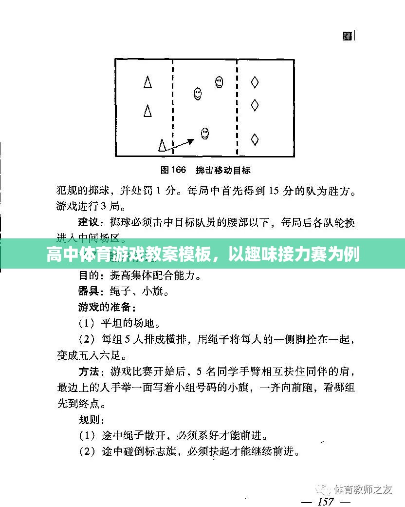 高中趣味接力賽體育游戲教案設(shè)計