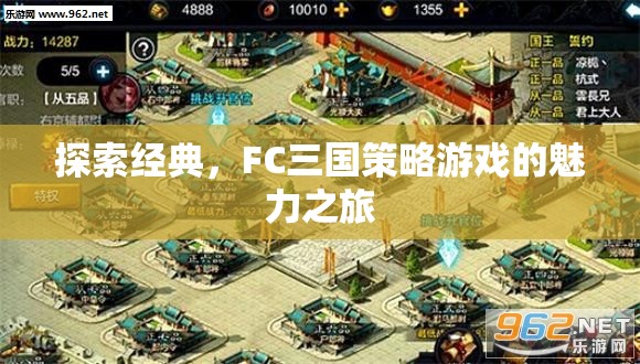 FC三國策略游戲，經典魅力之旅