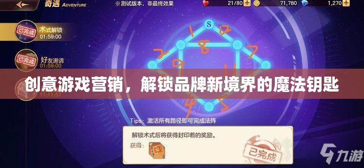 創(chuàng)意游戲營銷，解鎖品牌新境界的魔法鑰匙