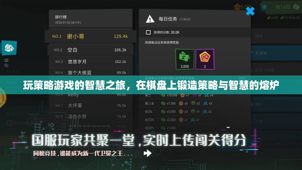 策略游戲，棋盤上的智慧熔爐