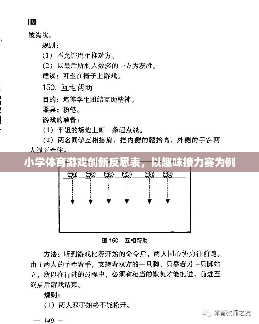 小學體育游戲創(chuàng)新反思表，以趣味接力賽為例