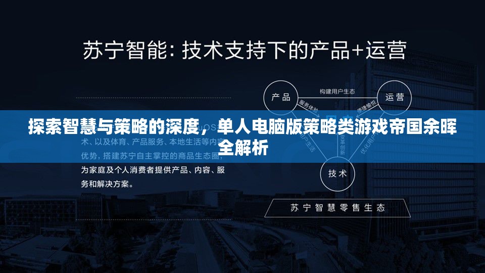 帝國(guó)余暉，深度解析單人電腦版策略類游戲的智慧與策略  第3張