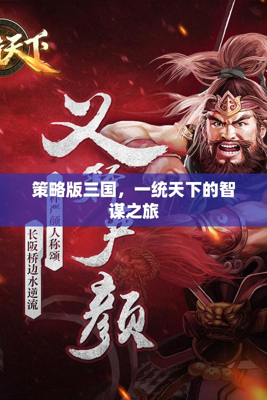 智謀之旅，策略版三國的一統(tǒng)天下之路