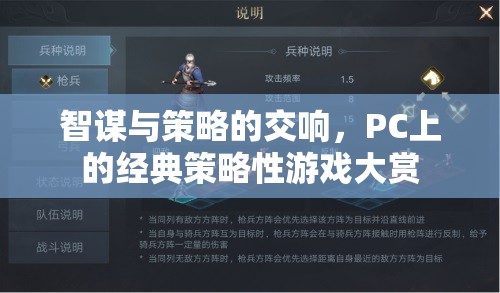 PC經(jīng)典策略游戲，智謀與策略的交響樂章  第1張