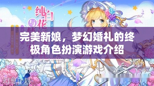 完美新娘，夢(mèng)幻婚禮的終極角色扮演游戲