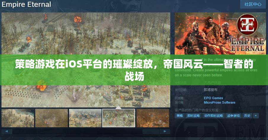 iOS平臺上的策略游戲新篇章，帝國風(fēng)云——智者的戰(zhàn)場