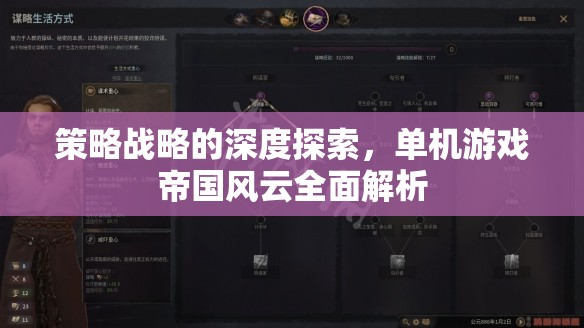 帝國風(fēng)云，單機(jī)游戲中的策略與戰(zhàn)略深度解析