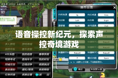 語音操控新紀(jì)元，探索聲控奇境游戲的未來