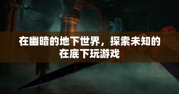地下探險(xiǎn)，解鎖未知的地下游戲世界