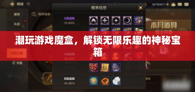 解鎖無限樂趣，潮玩游戲魔盒的神秘之旅