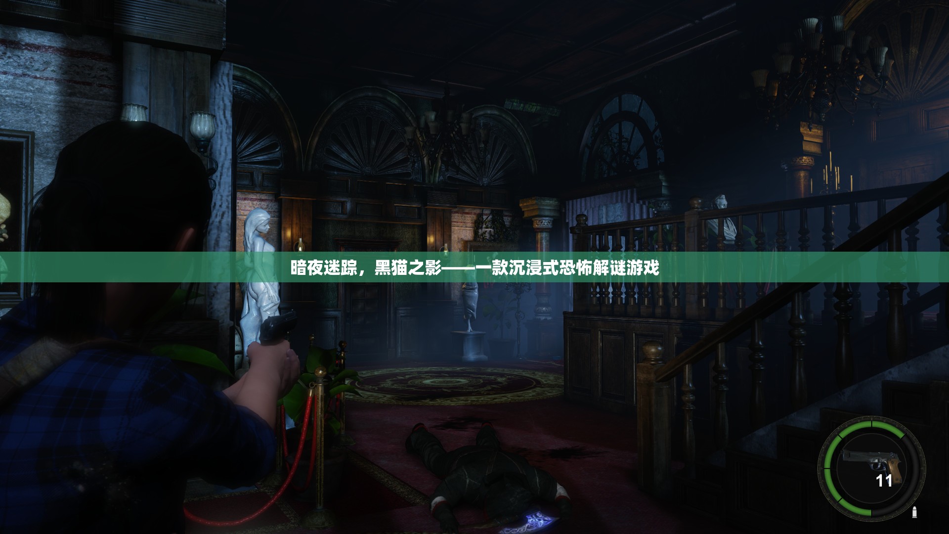 黑貓之影，暗夜迷蹤的恐怖解謎之旅