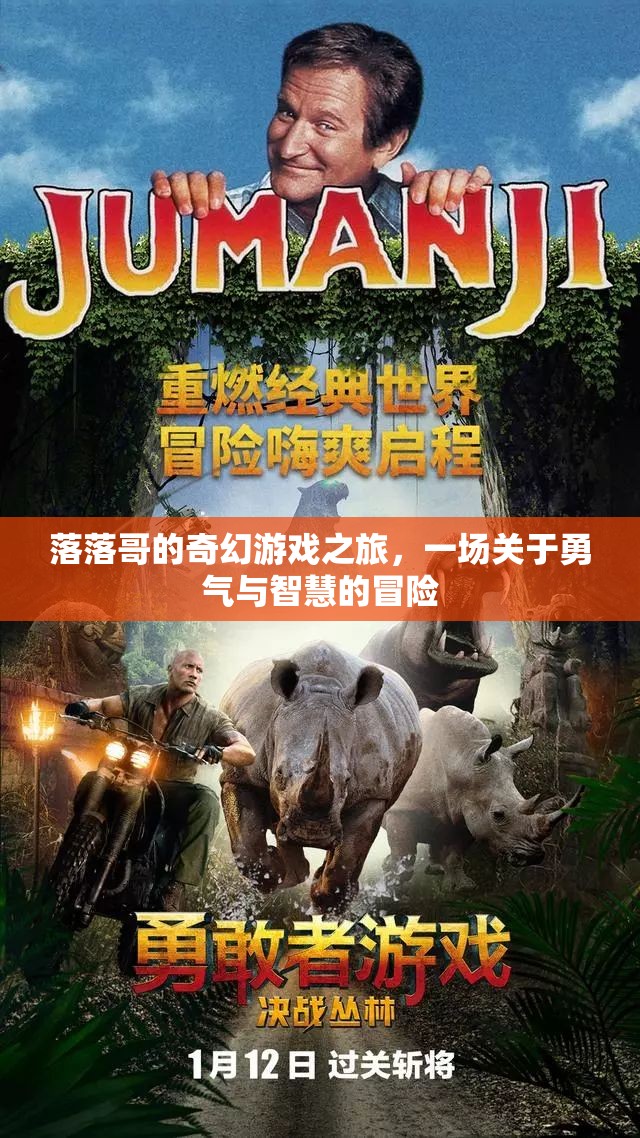 落落哥的奇幻游戲之旅，勇氣與智慧的冒險