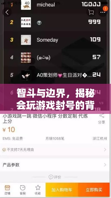 智斗與邊界，揭秘游戲封號(hào)的背后故事