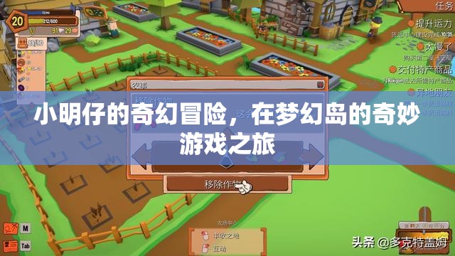 小明仔的夢幻島奇幻冒險(xiǎn)，一場奇妙的游戲之旅