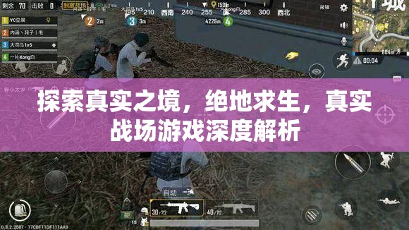 絕地求生，真實(shí)戰(zhàn)場游戲的深度探索與解析