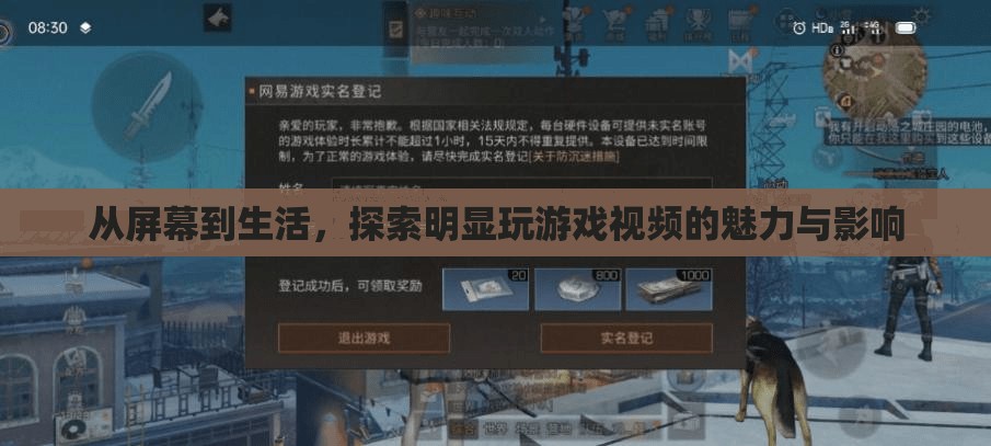 從屏幕到生活，明顯玩游戲視頻的魅力與影響探索