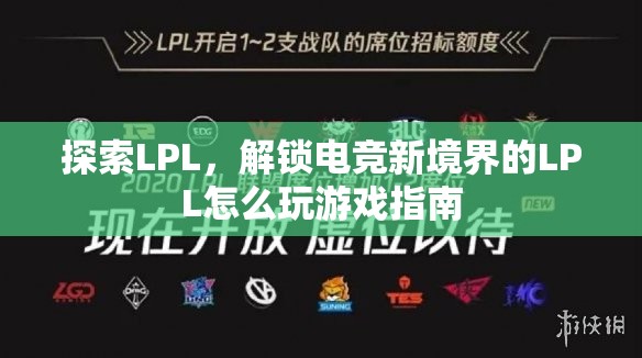 解鎖電競(jìng)新境界，LPL游戲全攻略