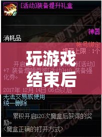 時空之鑰，游戲結(jié)束后的深度總結(jié)與反思