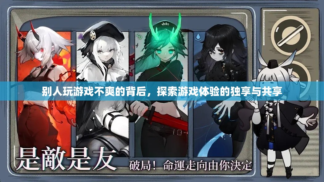 探索游戲體驗(yàn)的獨(dú)享與共享，揭秘他人游戲不爽的背后