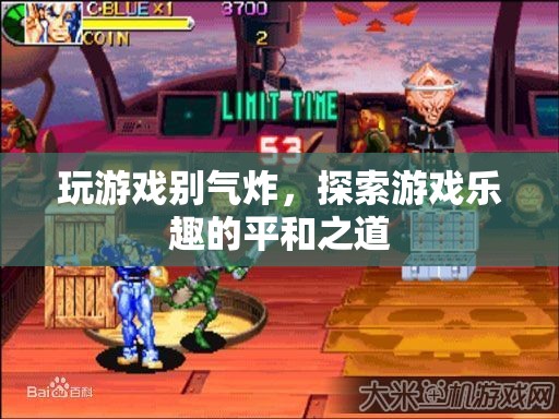 探索游戲樂(lè)趣的平和之道，避免游戲中的情緒失控