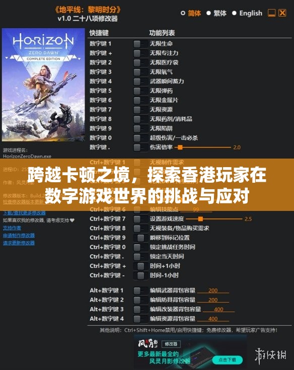 跨越卡頓之境，香港玩家在數(shù)字游戲世界的挑戰(zhàn)與應(yīng)對(duì)