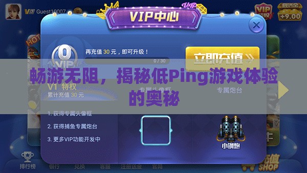 暢游無阻，揭秘低Ping游戲體驗(yàn)的奧秘