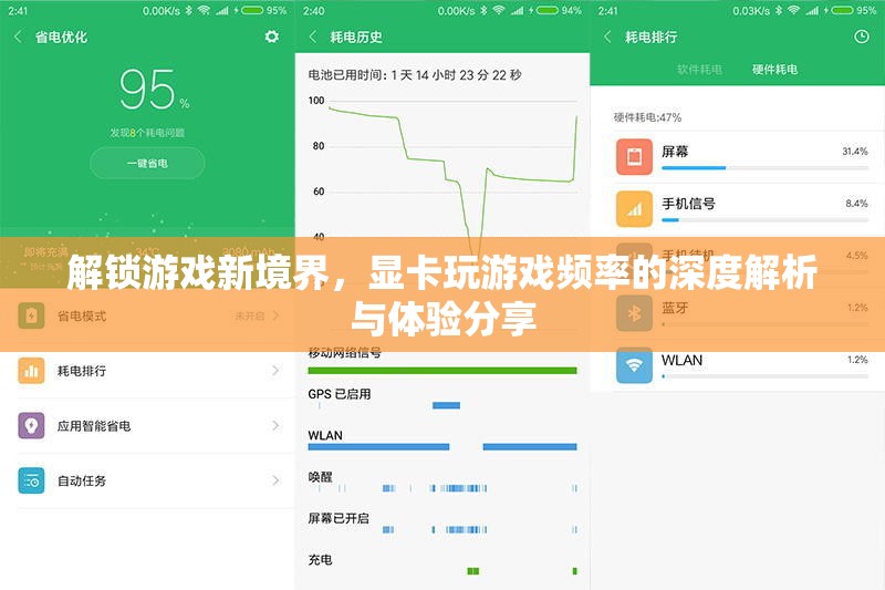 解鎖游戲新境界，顯卡玩游戲頻率的深度解析與體驗(yàn)分享
