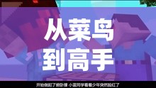 從菜鳥到高手，小菜鳥的成長之旅