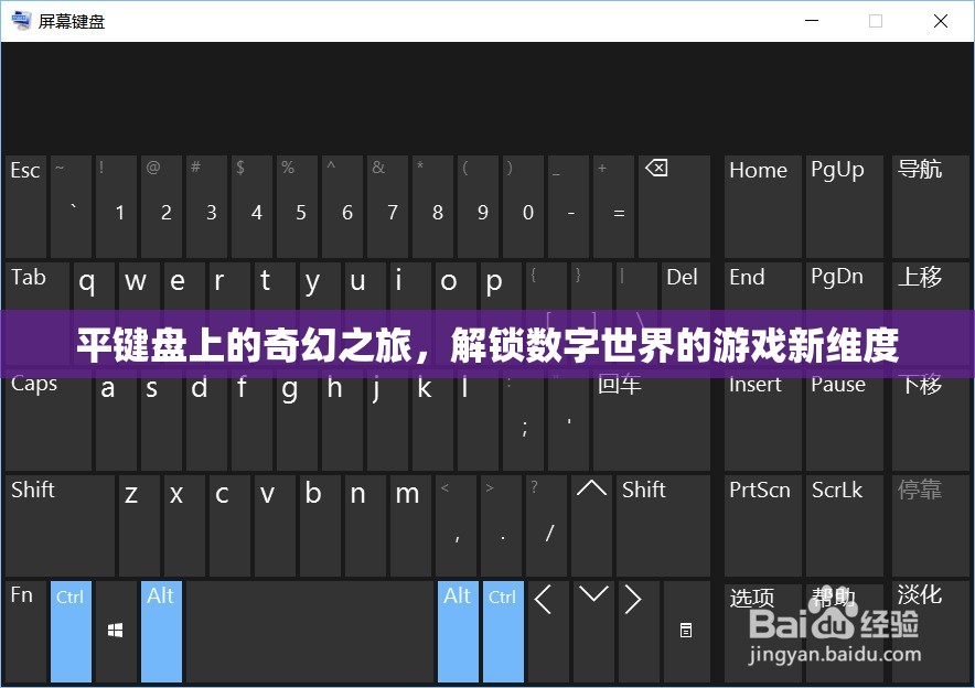 平鍵盤的奇幻冒險，解鎖數(shù)字世界的游戲新維度