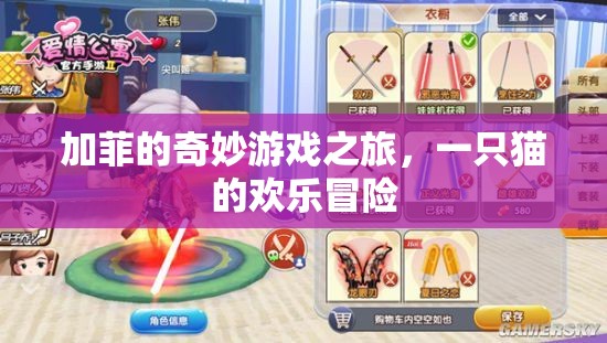 加菲貓的歡樂(lè)冒險(xiǎn)，奇妙游戲之旅