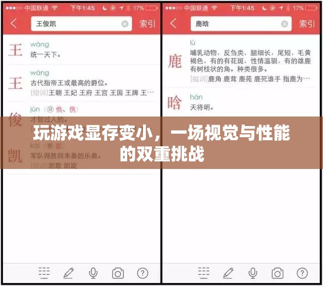 視覺與性能的雙重挑戰(zhàn)，顯存變小對游戲體驗的影響